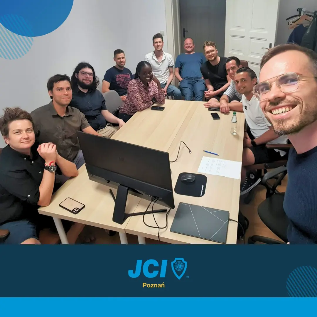 Społeczność JCI Poznań podczas spotkania Mastermind